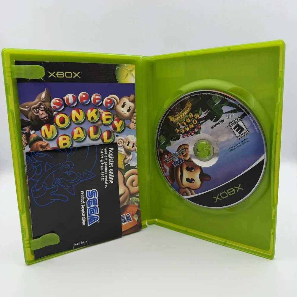 SEGA Super Monkey Ball Deluxe (Microsoft Xbox) CIB w/ Manual